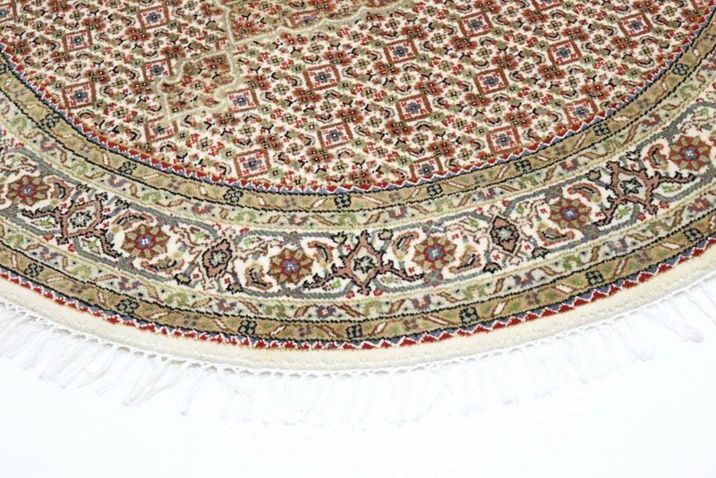 Orientteppich - Täbriz rund - 150 x 150 cm - sand