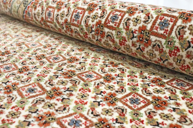Orientteppich - Täbriz rund - 150 x 150 cm - sand