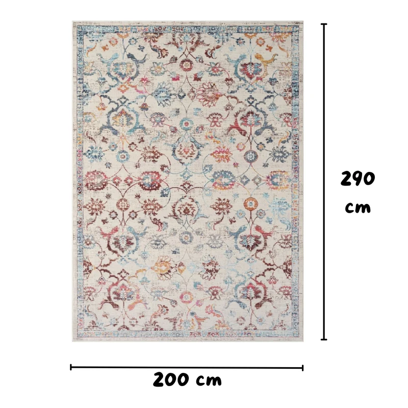 MY-RUG "Anjali" Flachgewebter Teppich mit Muster