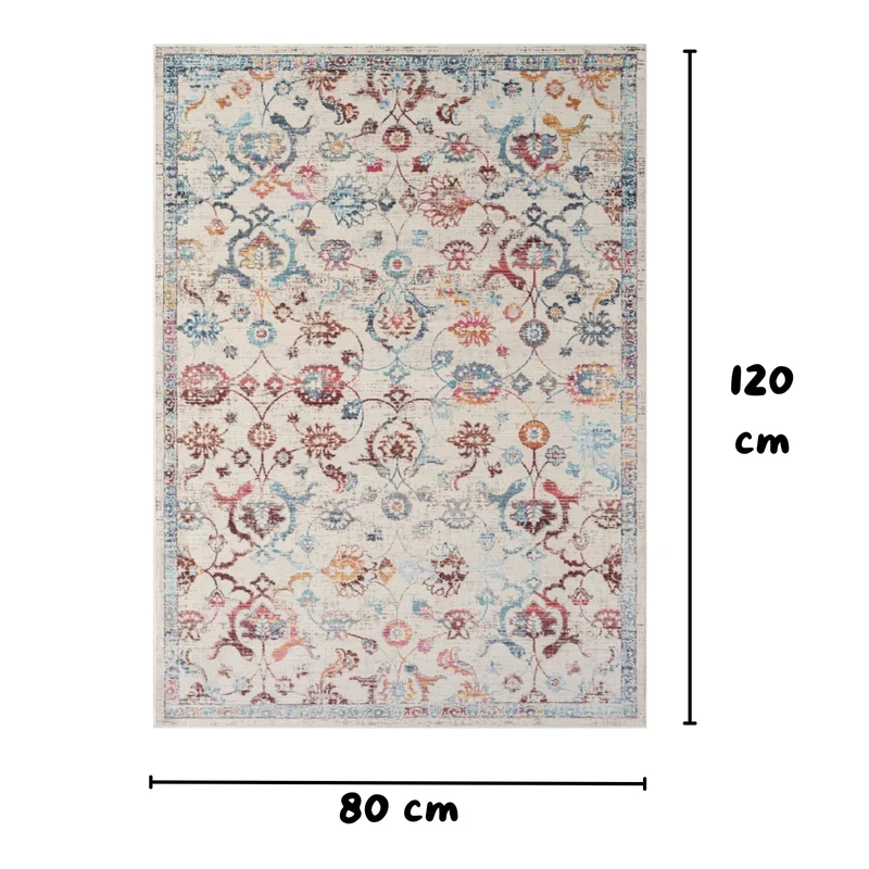 MY-RUG "Anjali" Flachgewebter Teppich mit Muster