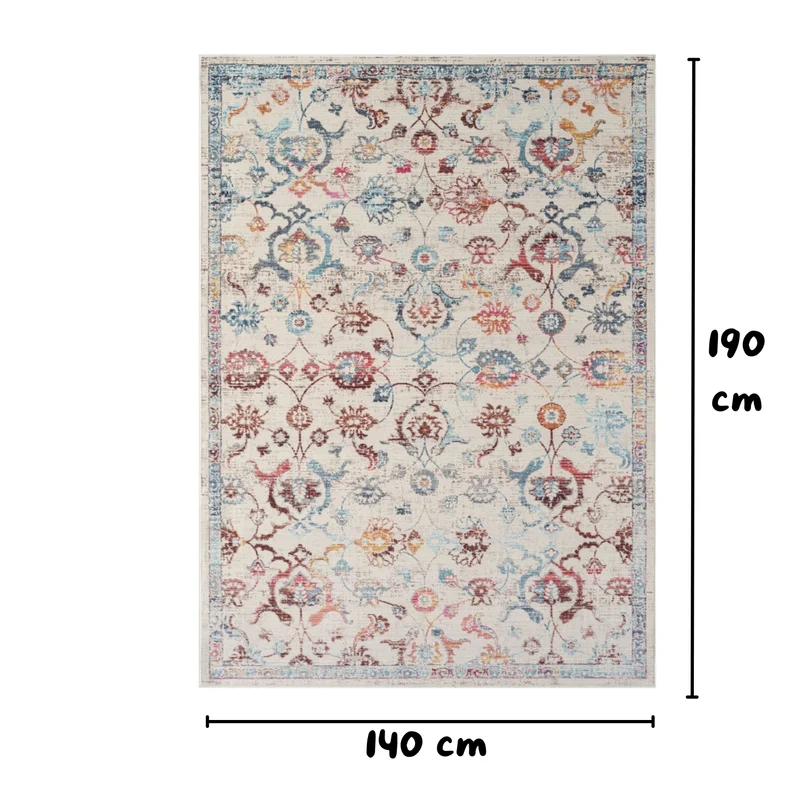 MY-RUG "Anjali" Flachgewebter Teppich mit Muster