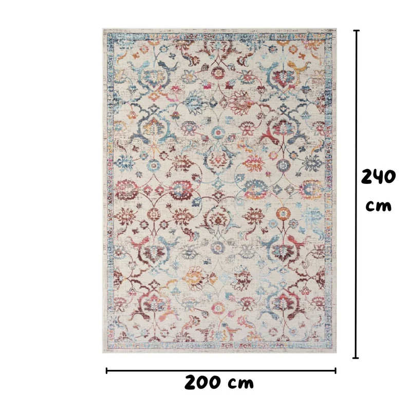 MY-RUG "Anjali" Flachgewebter Teppich mit Muster