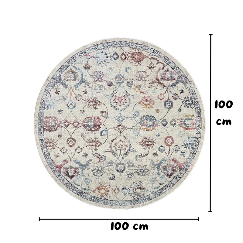 MY-RUG "Anjali" Flachgewebter Teppich mit Muster