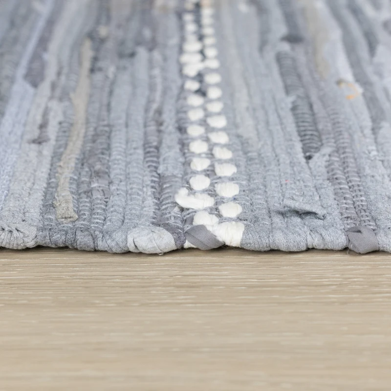 MY-RUG Chindi "Nandini", Fleckerl Teppich, aus recycelten Baumwollresten, handgewebt