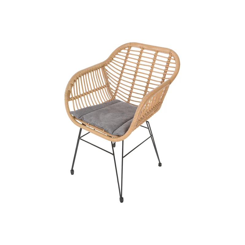Garten-Sitzgruppe "Feyr" für Balkon oder Terrasse, 2 Stühle und 1 Tisch