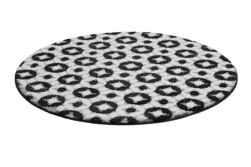 Badteppich Weiß Grau "J&J" WECONhome Basics