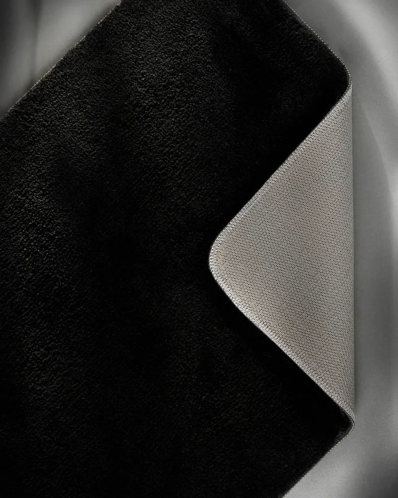 Badteppich Schwarz "Joris" WECONhome Basics