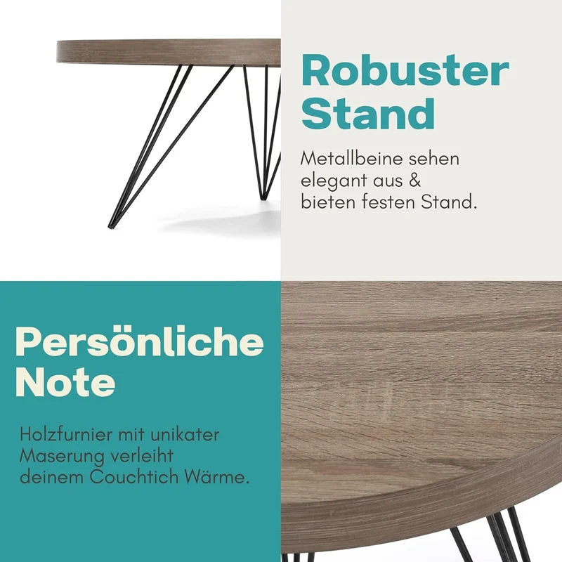 Wohnando Couchtisch Hestia