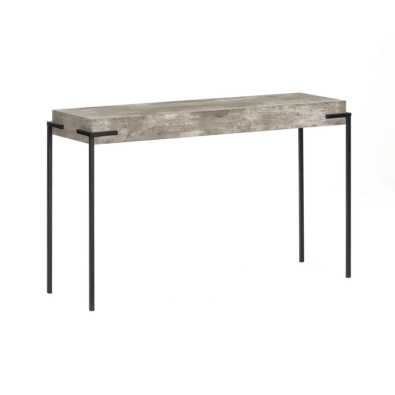Konsolentisch Herres, 120x35x75cm in industrieller Betonoptik