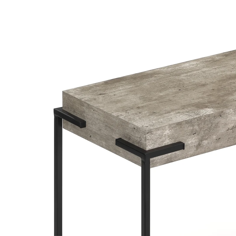 Konsolentisch Herres, 120x35x75cm in industrieller Betonoptik