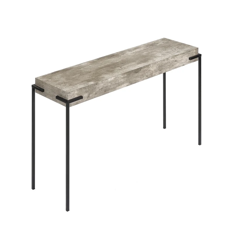 Konsolentisch Herres, 120x35x75cm in industrieller Betonoptik