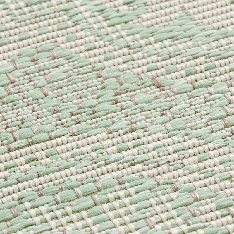 In- & Outdoor Teppich Rund - Summer Oriental Mint