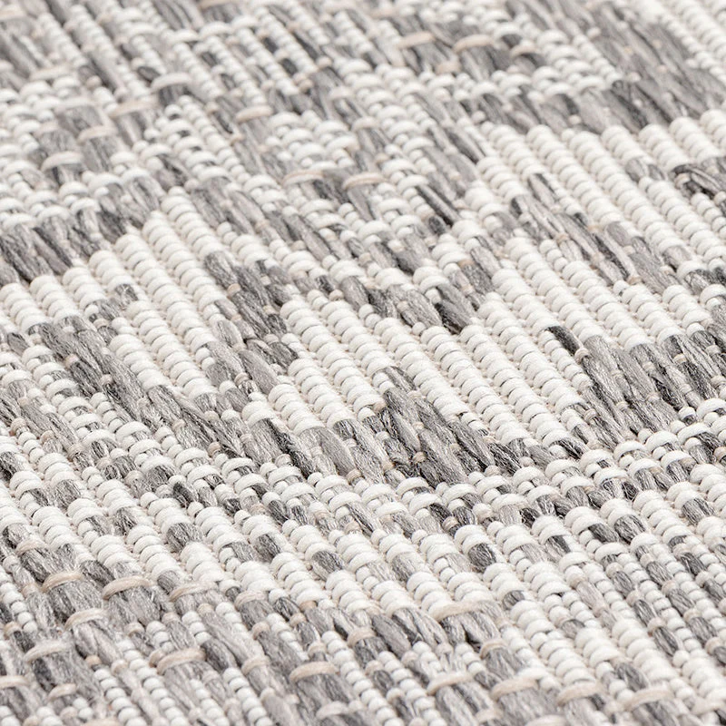 In- & Outdoor Teppich Rund - Summer Oriental Hellgrau