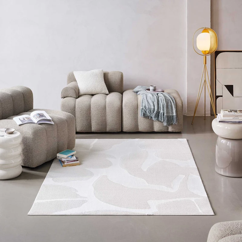 Esprit Teppich Weiß Creme "Sara"