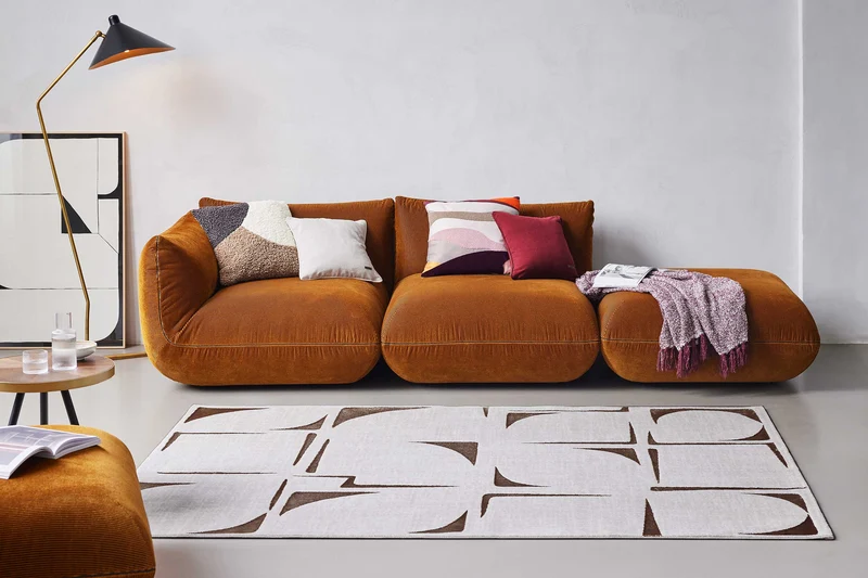 Esprit Teppich Creme Beige meliert "Nelle"