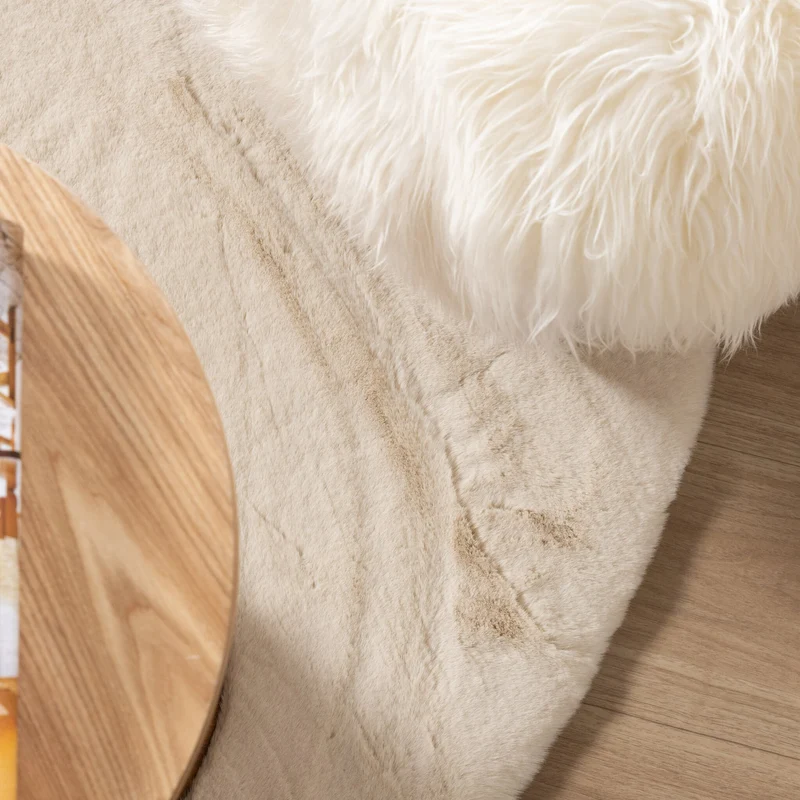 Hochflor Teppich Rund - Comfy Supreme Creme