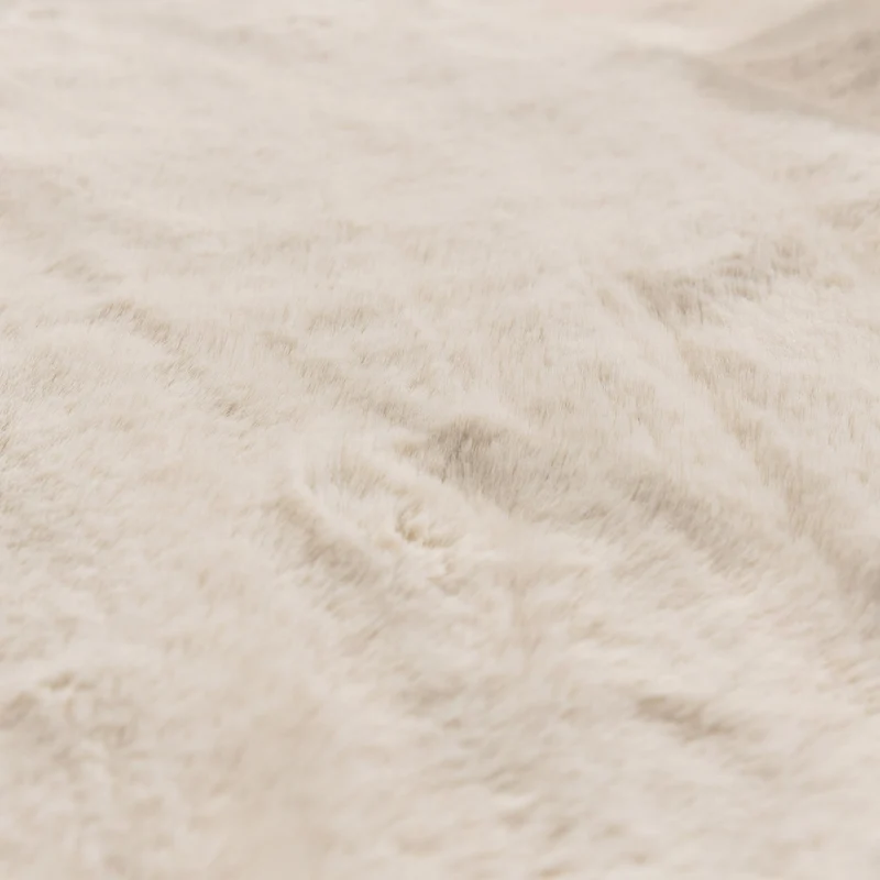 Hochflor Teppich Rund - Comfy Supreme Creme