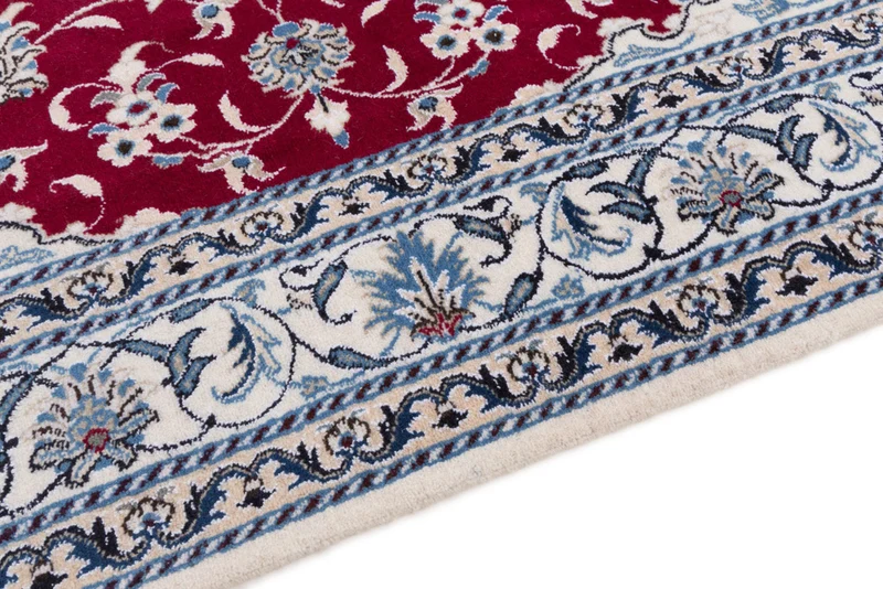 Perserteppich - Nain - 148 x 202 cm - rot
