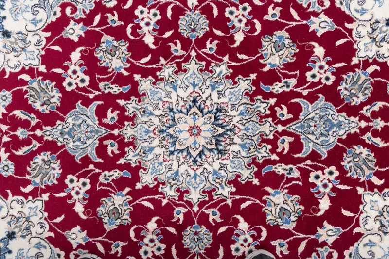 Perserteppich - Nain - 148 x 202 cm - rot