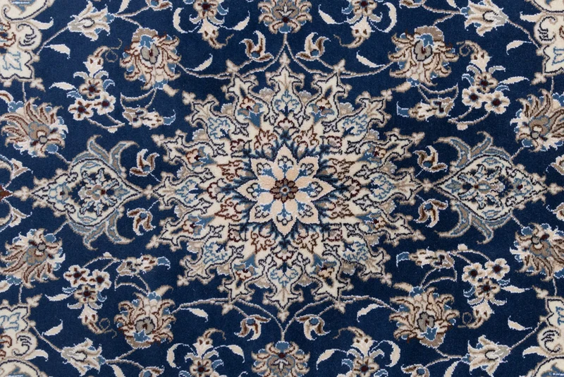 Perserteppich - Nain - 145 x 205 cm - dunkelblau