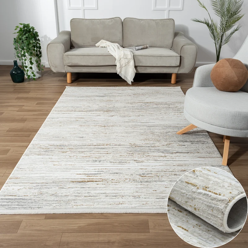 MY-RUG "Amalie", zeitloser Kurzflorteppich