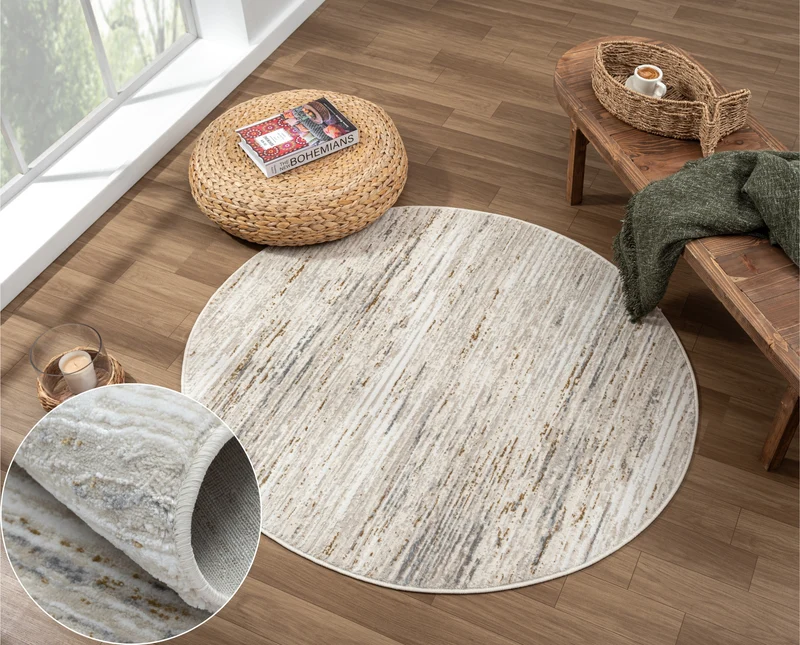 MY-RUG "Amalie", zeitloser Kurzflorteppich