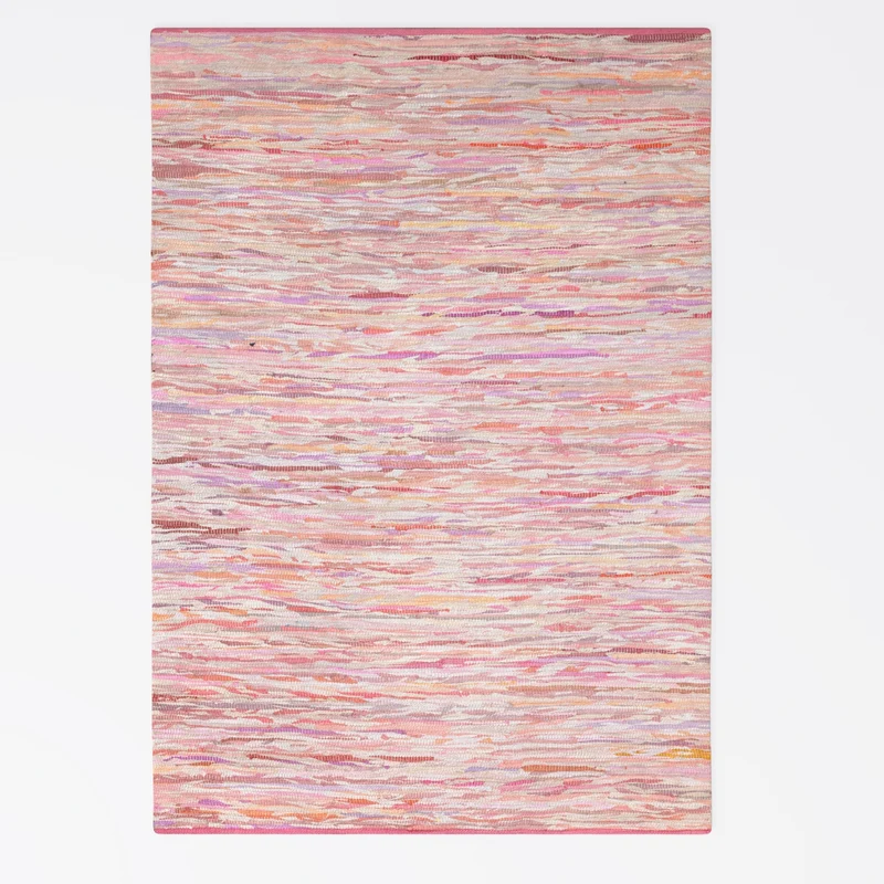 MY-RUG Chindi "Rajesh", hergestellt aus Baumwollresten, handgewebt
