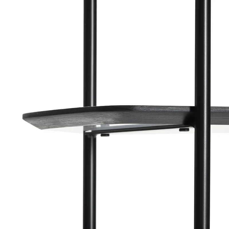 Regal Poseidon, 90x33x160cm dunkles Mamordekor