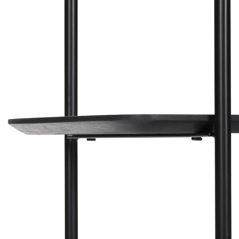 Regal Poseidon, 90x33x160cm dunkles Mamordekor