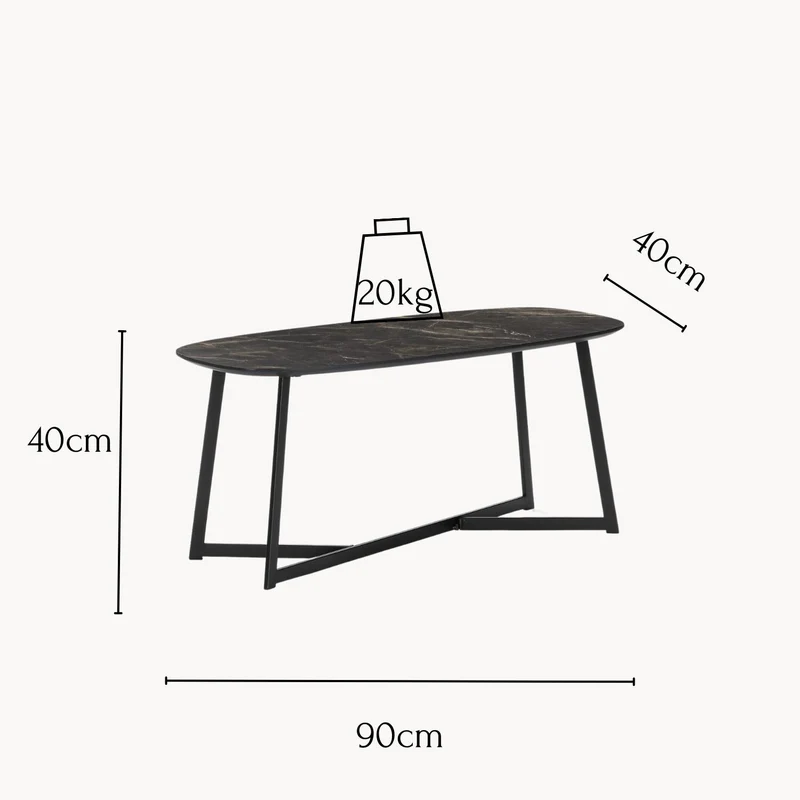 Wohnando Couchtisch Poseidon