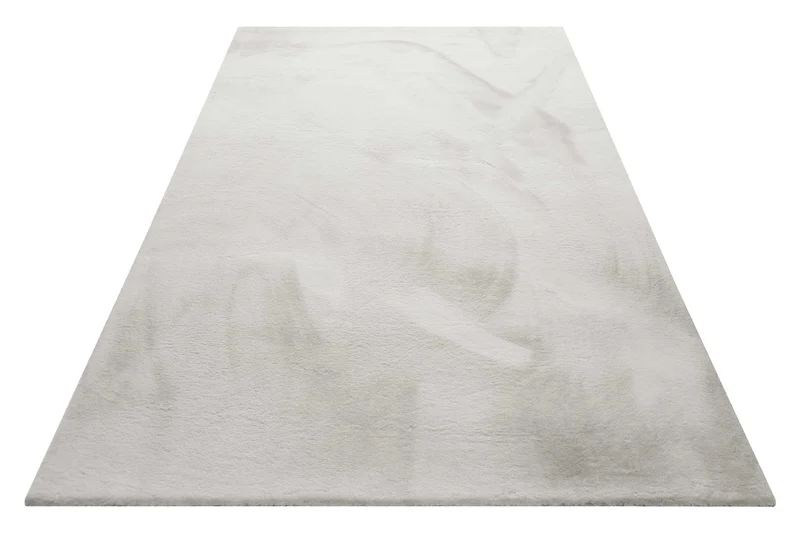 Kunstfell Teppich Beige Grau flauschig und weich "Anna" WECONhome Basics
