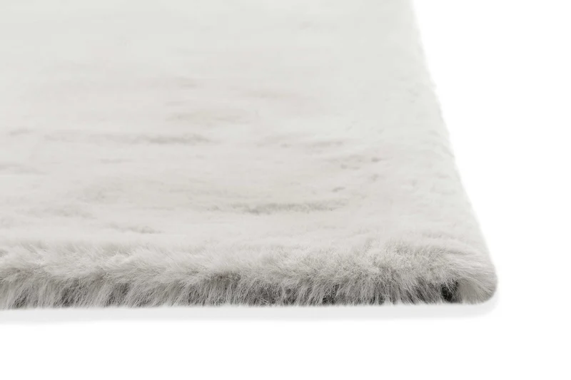Kunstfell Teppich Beige Grau flauschig und weich "Anna" WECONhome Basics