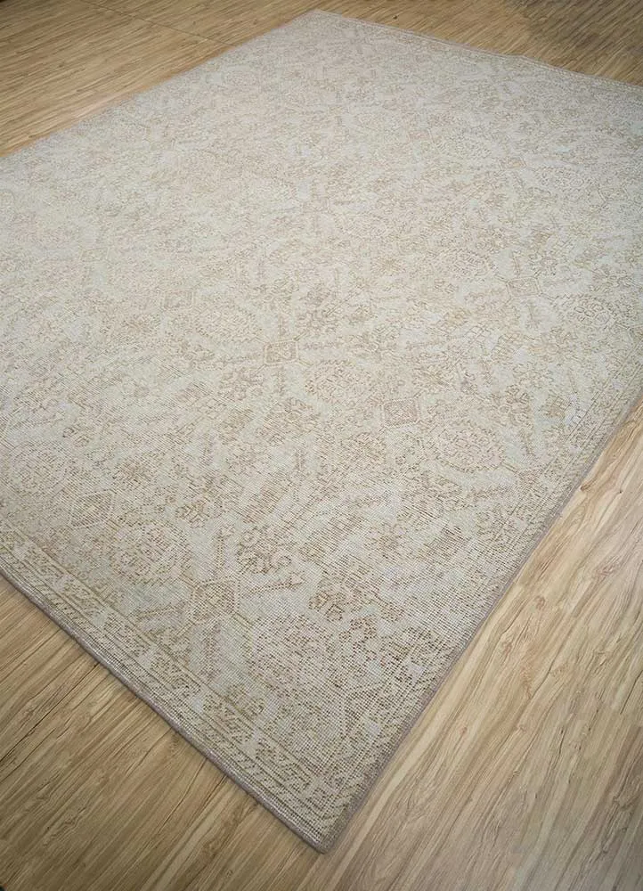 Wollteppich - 180 x 270 cm - creme