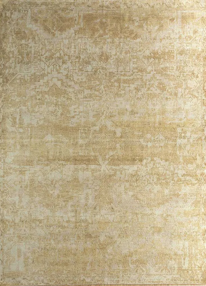 Wollteppich - 240 x 300 cm - gold