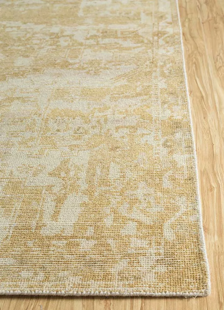 Wollteppich - 240 x 300 cm - gold