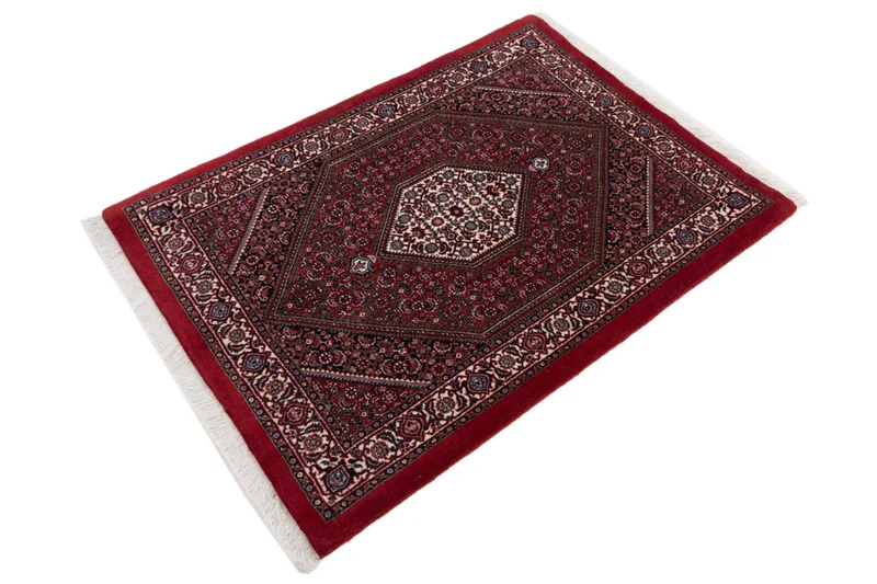 Perserteppich - Bidjar - Royal - 80 x 113 cm - dunkelrot