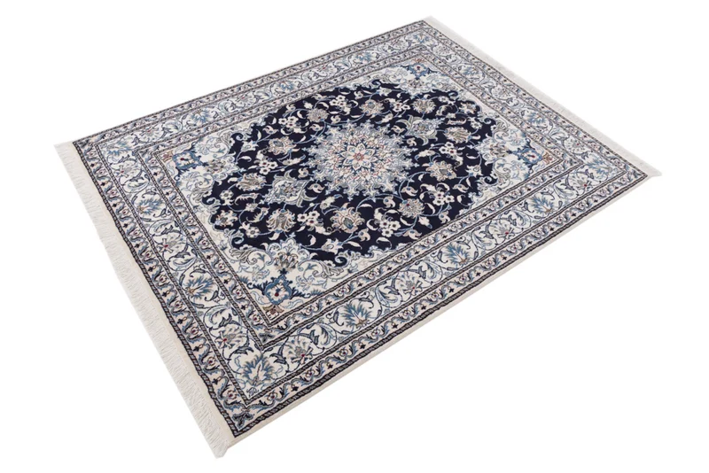 Perserteppich - Nain - 150 x 195 cm - dunkelblau