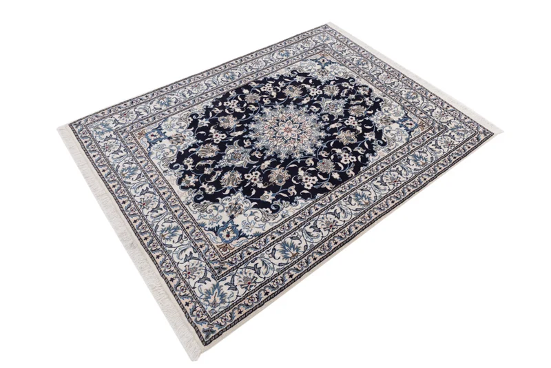 Perserteppich - Nain - 150 x 195 cm - dunkelblau