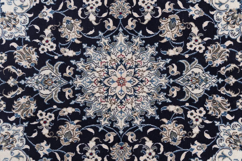 Perserteppich - Nain - 150 x 195 cm - dunkelblau