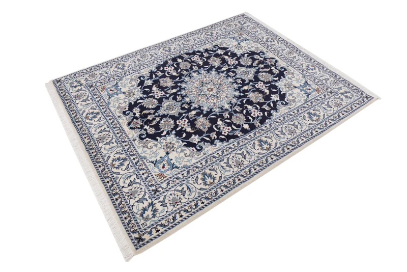 Perserteppich - Nain - 150 x 193 cm - dunkelblau