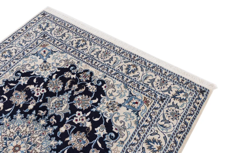 Perserteppich - Nain - 150 x 193 cm - dunkelblau