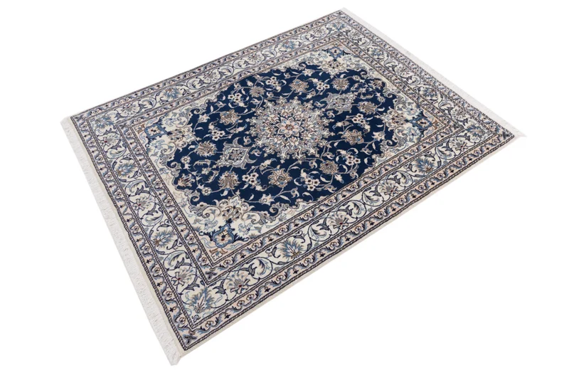 Perserteppich - Nain - 145 x 197 cm - dunkelblau