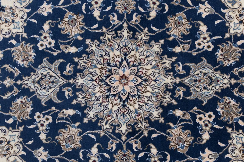 Perserteppich - Nain - 145 x 197 cm - dunkelblau
