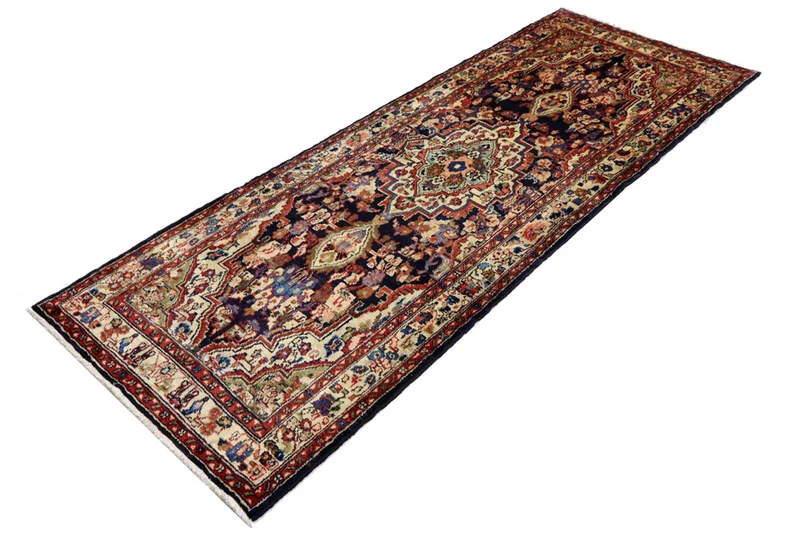 Läufer Perser - Nomadic - 110 x 297 cm - dunkelbeige