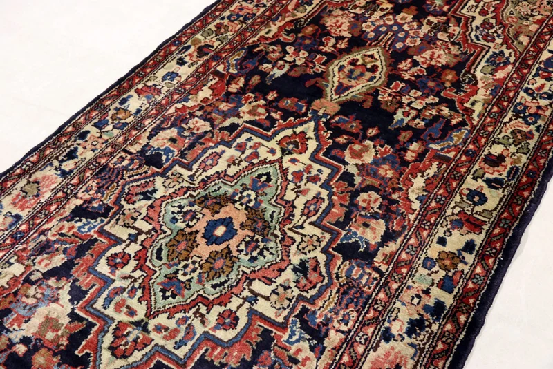 Läufer Perser - Nomadic - 110 x 297 cm - dunkelbeige