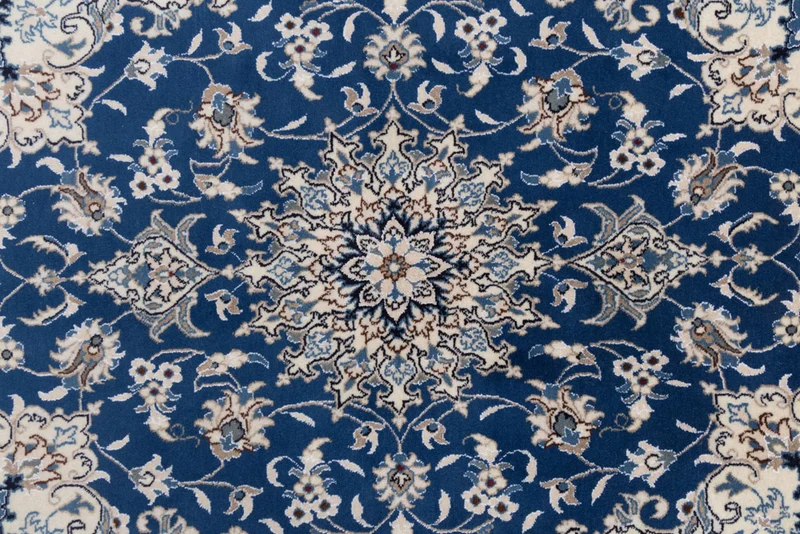 Perserteppich - Nain - 142 x 198 cm - blau