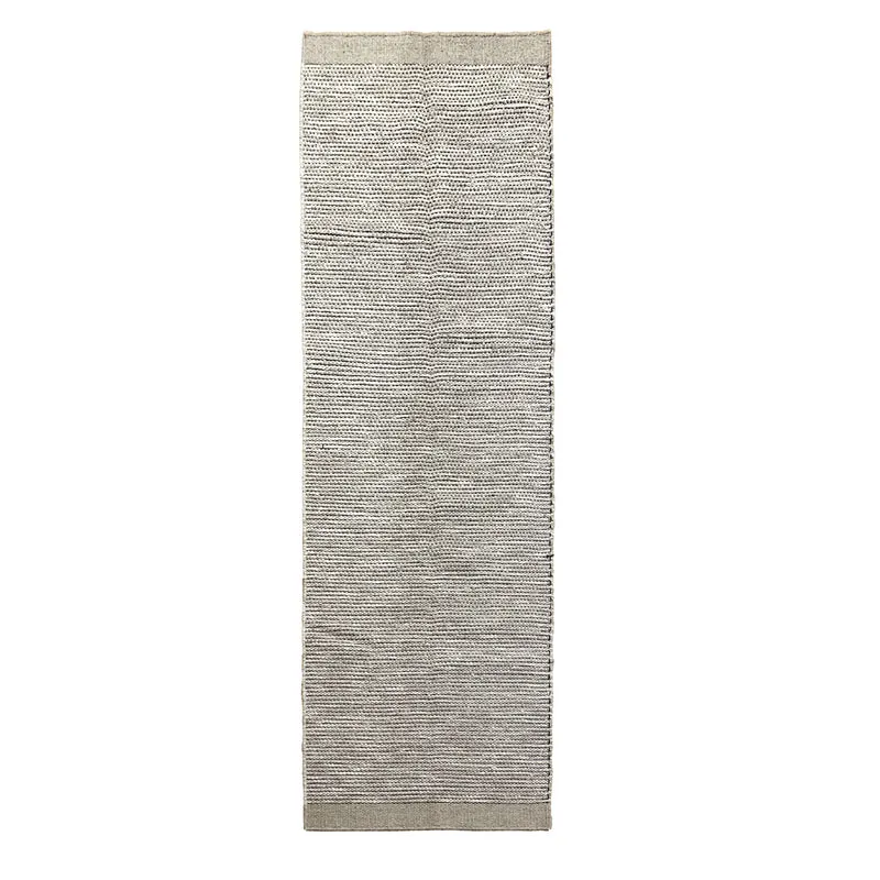 MY-RUG "Roshni", Natur Wollteppich, handgewebt
