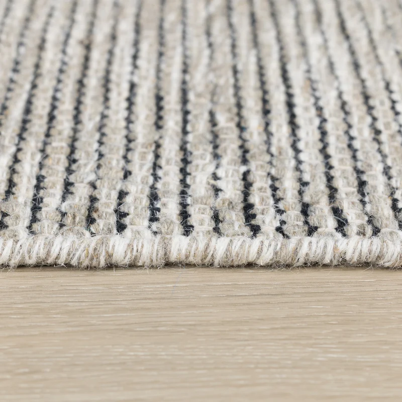 MY-RUG "Roshni", Natur Wollteppich, handgewebt