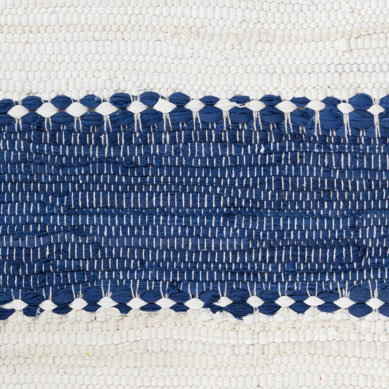 MY-RUG Chindi "Aarav",Fleckerl Teppich, hergestellt aus Baumwollresten, handgewebt