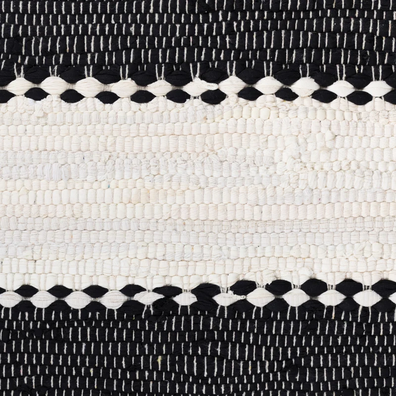 MY-RUG Chindi "Aarav",Fleckerl Teppich, hergestellt aus Baumwollresten, handgewebt